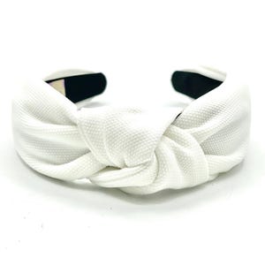 Classic White Knot Headband Classic White Knot Headband