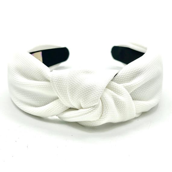 Classic White Knot Headband Classic White Knot Headband