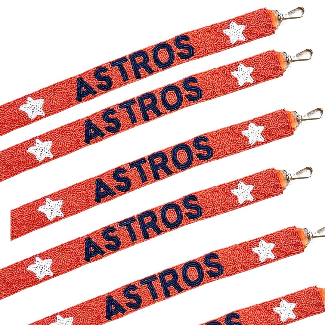 Astros Beaded Guitar Strap  Houston Astros Collection – Très Chic