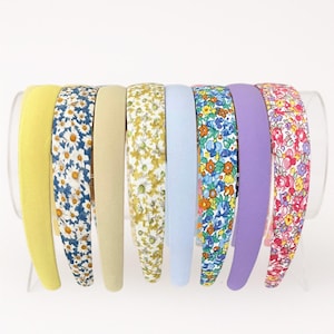 Headbands Floral Hairbands, Solid Color Hairbands, Summer Floral Headbands, Flower Girl Hairbands