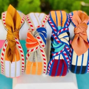 メキシコ刺繍ヘッドバンド ボヘミアン ヘッドバンド レディース 鮮やかなヘアアクセサリー 夏休み 女の子用ヘッドバンド