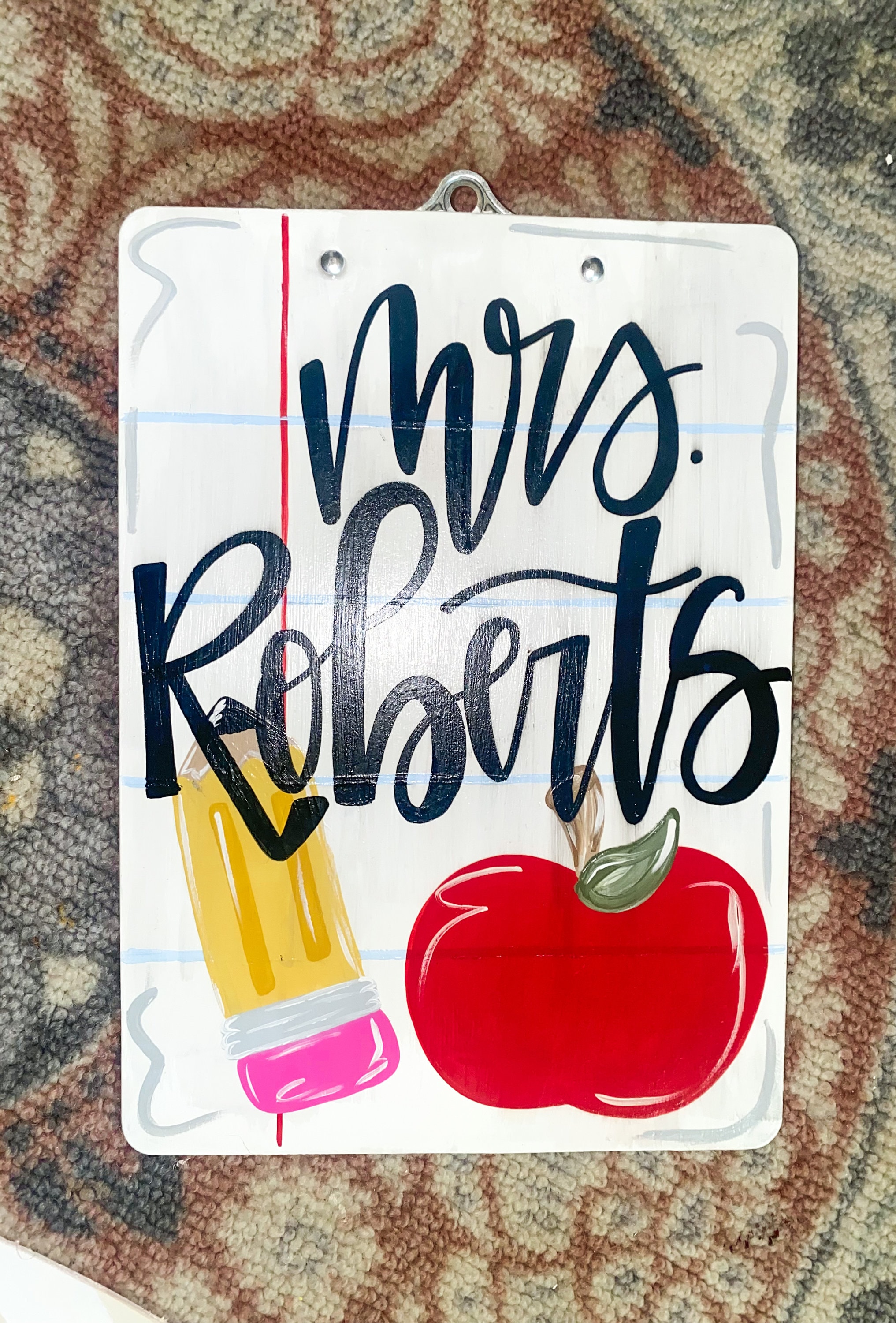 Custom Made Clipboard Personalized Clipboard Etsy