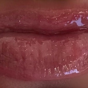 Moisturizing Coral Lip Gloss | Vegan Cruelty-Free Gloss | Shiny Non-Sticky Glittery Gloss | Everyday Lip Gloss | Birthday Gift Idea for her
