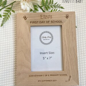 Customised Laser Engraved solid oak wooden Photo Frame, wedding gift, thank you gift, Personalised, oak frame, birthday gift for her / him