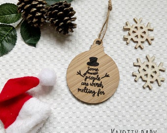 Divertida decoración del árbol de Navidad, Navidad para niños, decoración del árbol, decoración navideña, relleno de medias, vale la pena derretir
