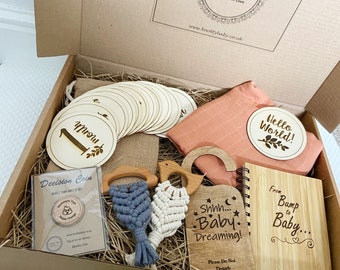 The ‘Willow’ ultimate Baby Gift Box Set, Baby Hamper, Baby Box, New Parent, Baby shower gift, Hamper, Baby gift, New mum, Gift Box, New baby