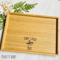 Personalised custom bamboo building block tray, preschool gift, personalised tray, craft tray,  Christmas gift, toy tray