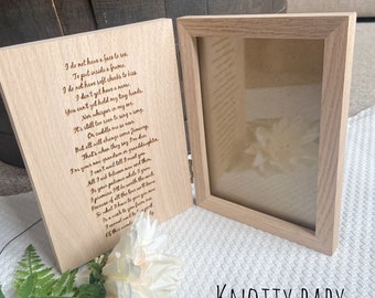 Solid oak wooden book style Photo Frame pregnancy reveal, pregnancy announcement, grandparents to be, special pregnancy gift