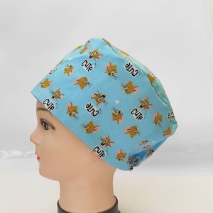 Maus Peeling Mütze, Jerry Scrub Cap, Jerry Chirurgenmütze, Krankenschwester Arztmütze, Pädiatrie Mütze