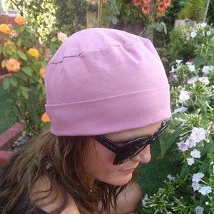 Gorro de quirofano rosa, gorro rosa de enfermera,  gorro algodón organico, gorro casual, gorro elegante