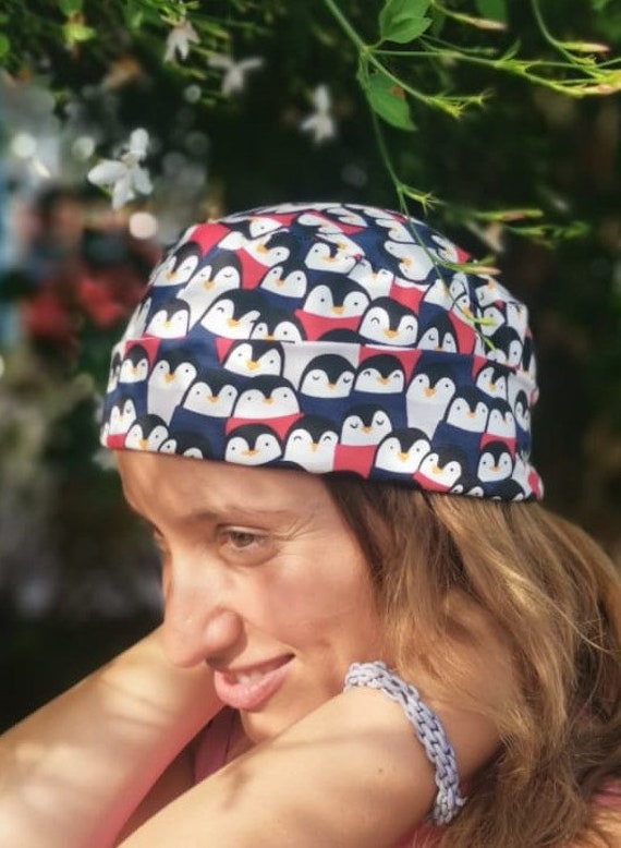 Penguins Scrub Cap Penguins Cap Women 