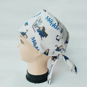 Gorro de quirofano de Matilda, pañuelo de Matilda, bandana de Matilda
