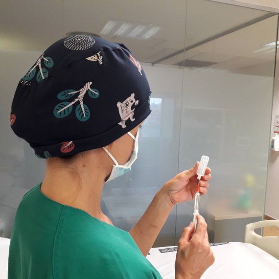 Long Hair Cap Surgeon Cap Midwife Cap 