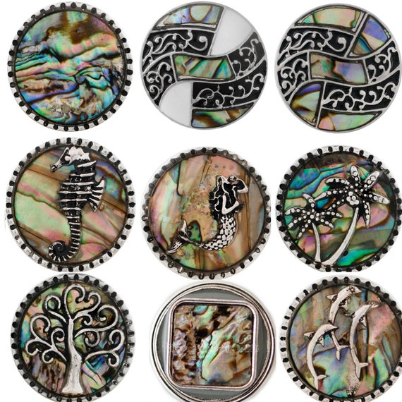 Green Yellow Sun Flower Enamel 18mm Snap Charm For Ginger Snaps Magnolia Vine