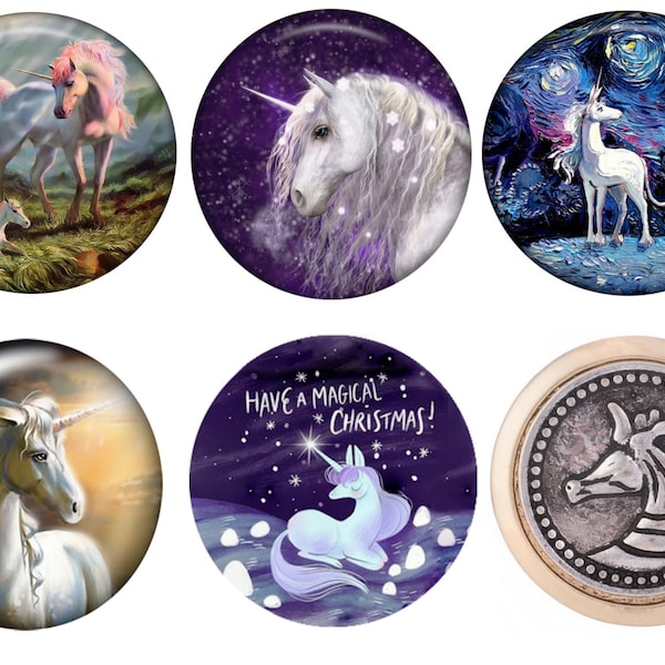 Enamel Painted Magical Rare Unique Unicorn Horse 20mm Snap Charm Button For Ginger Snaps Jewelry