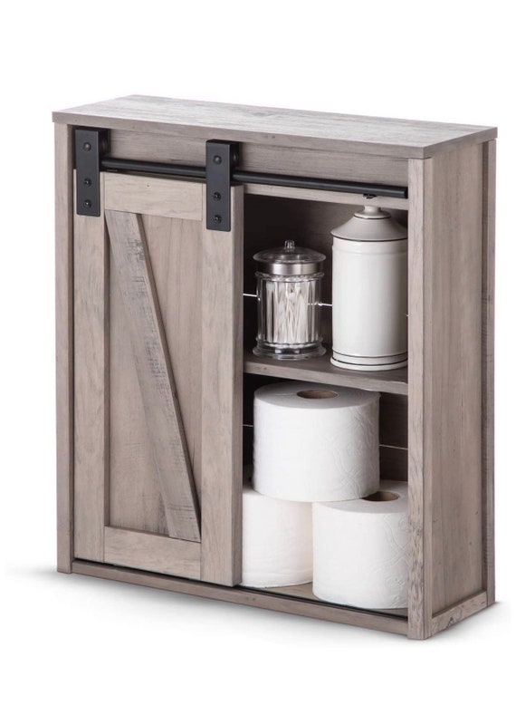 Farmhouse Bathroom Wall Barn Home Vanity Storage Small Etsy