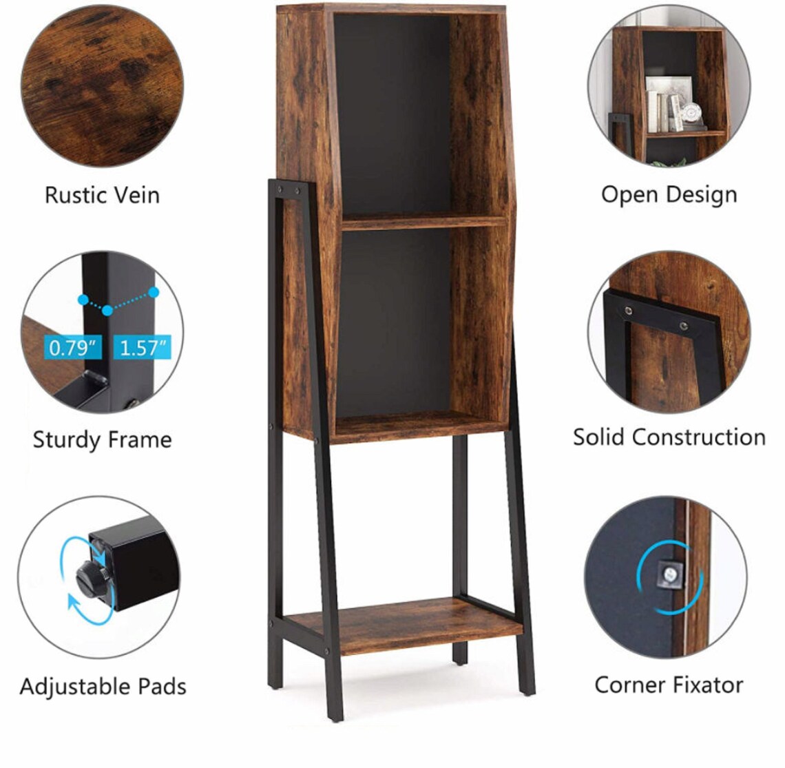 Estantería abierta de 4 niveles estantería de escalera | Etsy