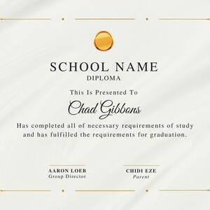 Homeschool Diploma Template, Certificate of Completion, Home School Diploma Template, Home School Certificate, School Graduation Certificate