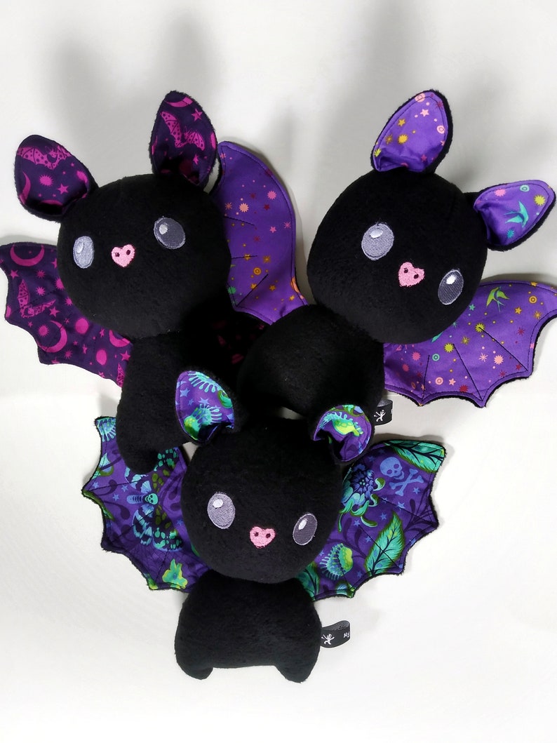 Bat soft toy plushy plushie spooky baby toy baby | Etsy