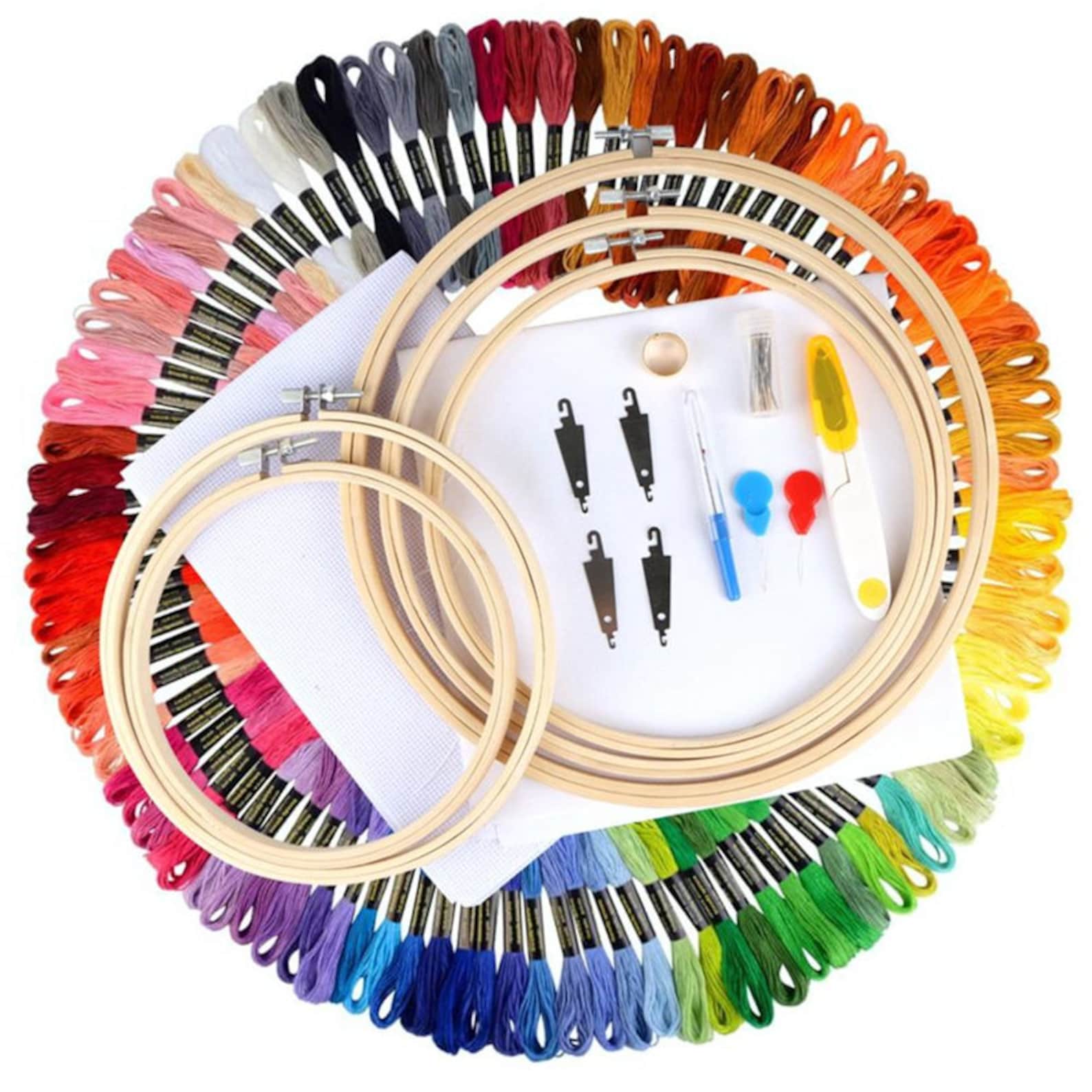 100 Colors DIY Cross Stitch Kit with Kinds of Accessories Etsy