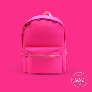 Nylon Kids Backpack: Customizable Chenille Patch Bag