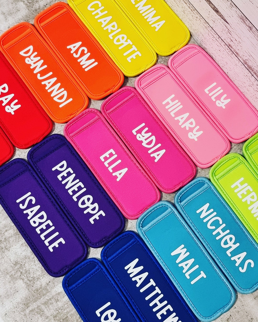 Personalised Zooper Dooper Icy Pole Ice Lolly Cooler Cozy