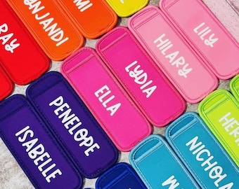 Personalised Kids Ice Pop Holder | Icy Pole | Ice Lolly | Cooler | Cozy