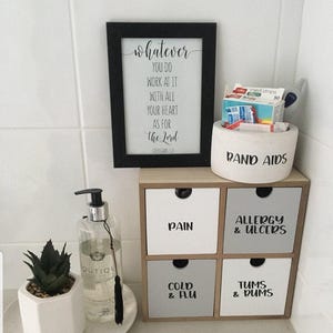 Benutzerdefinierte Vorratskammer/Wäscherei/Wäscheschrank Etiketten - Groß