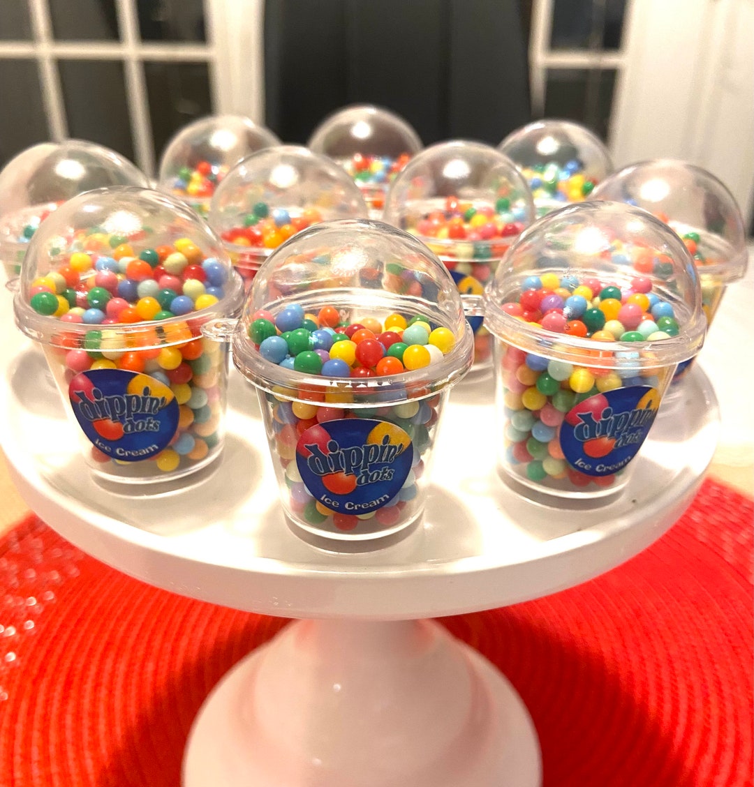 Dippin' Dots Ice Cream Fake Rainbow Sprinkles Cup Fake Etsy