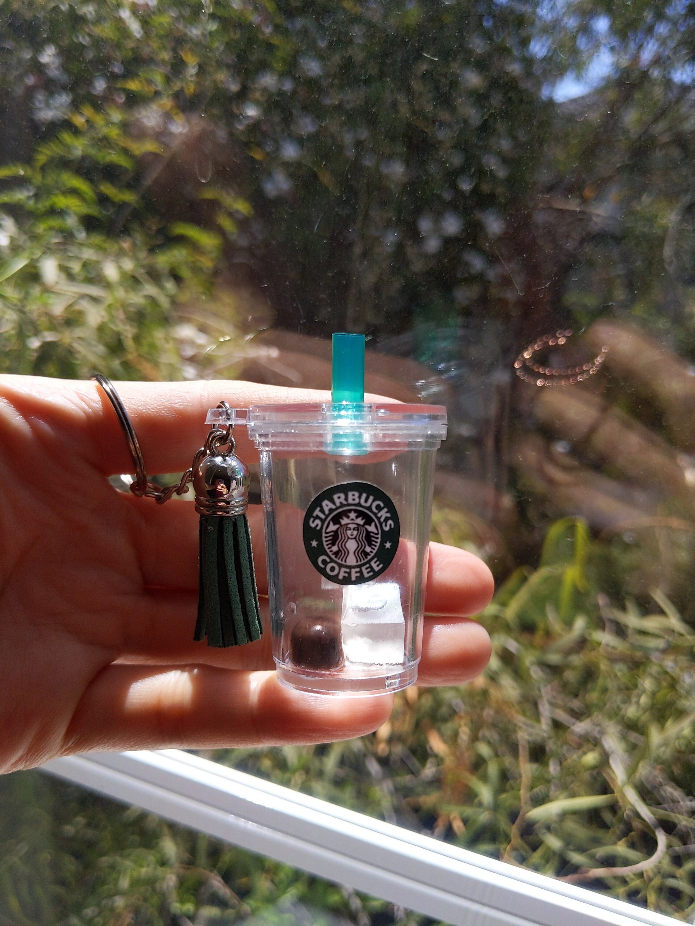 Starbucks Keychain Iced Coffee Shaker Keychain Mini Cup Etsy