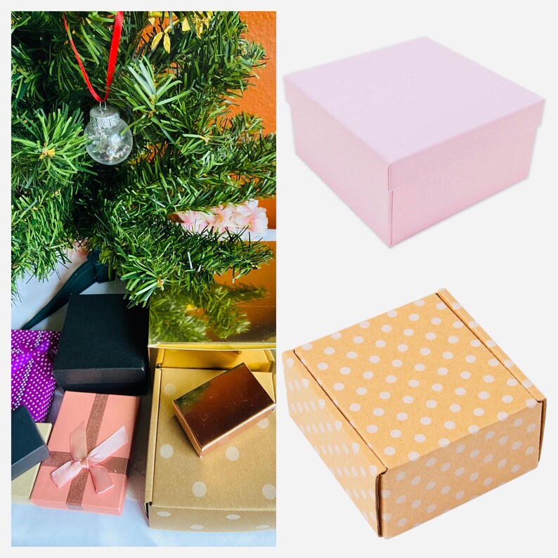 Adorno navideño de lujo con forma de bebida rosa, regalo personalizado para ella, regalo de Navidad, regalo para amantes del café, café helado, regalo para calcetines navideños, caja de regalo. imagen 6