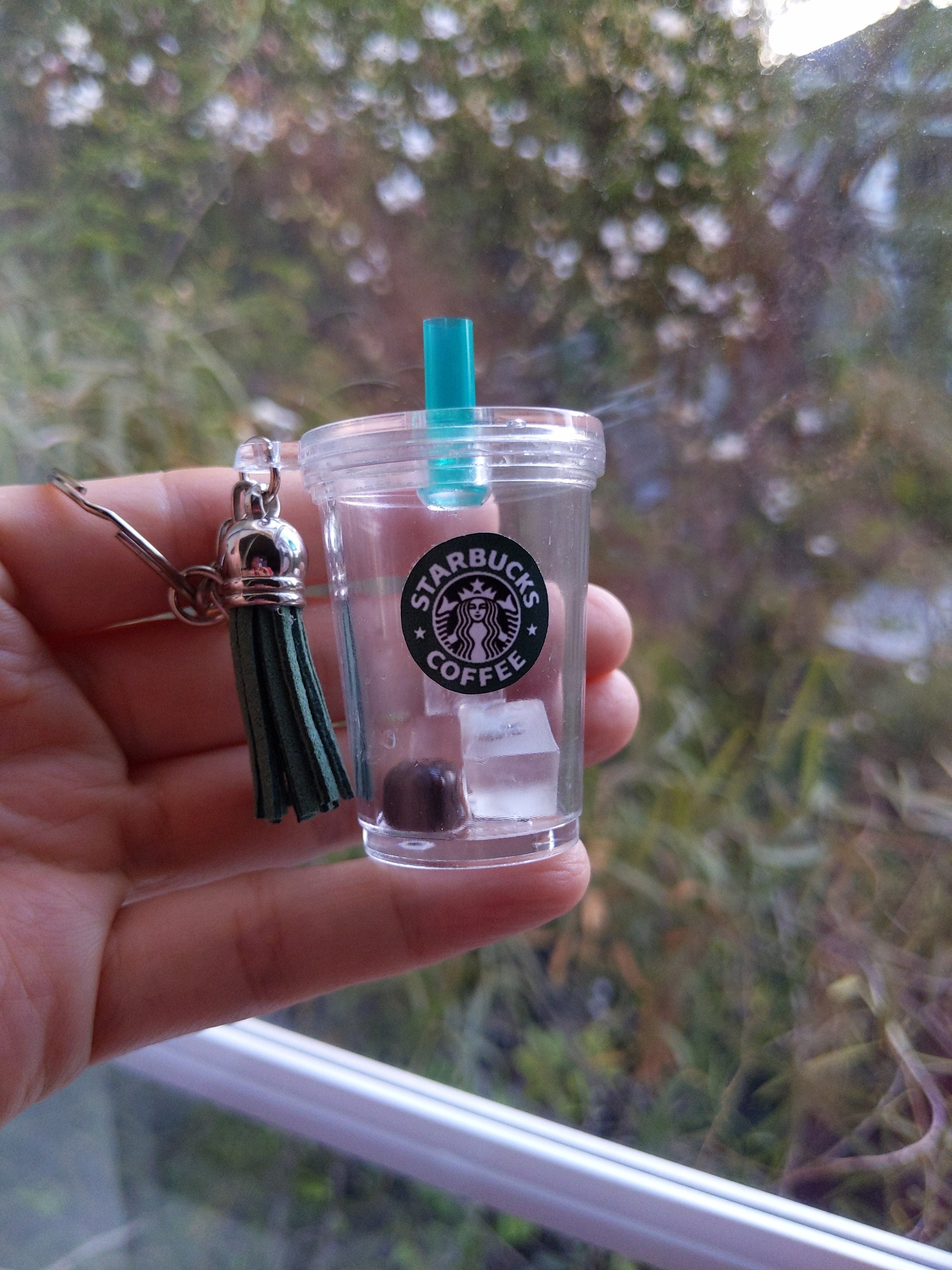 Starbucks Keychain Iced Coffee Shaker Keychain Mini Cup Etsy