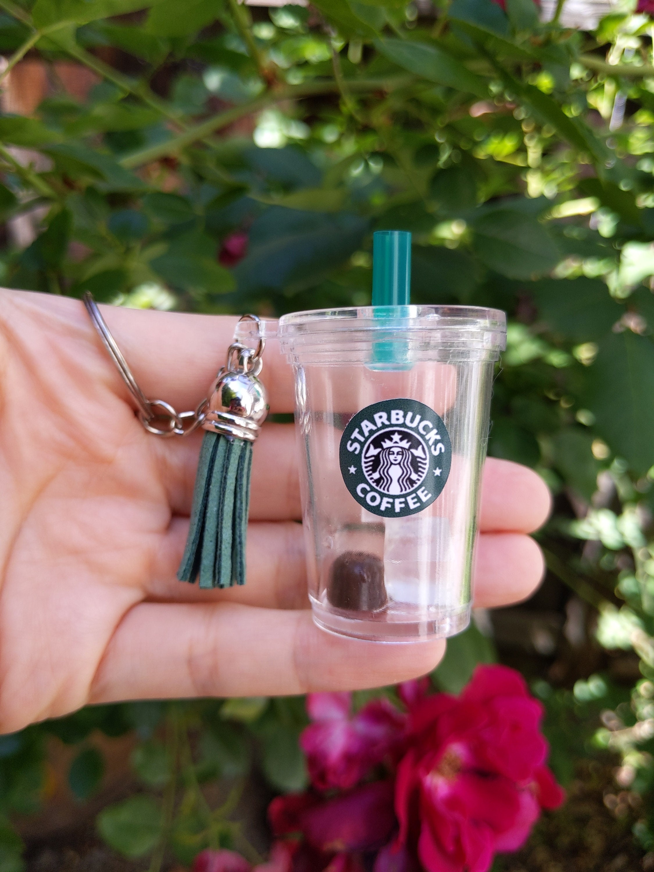Starbucks Keychain Iced Coffee Shaker Keychain Mini Cup Etsy