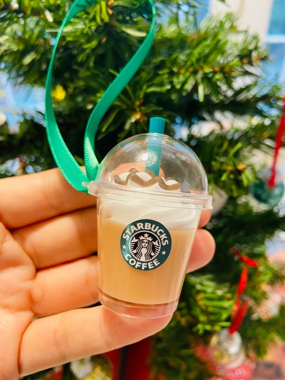 Starbucks Coffee Ornament/personalized Gift/party Favor/strawberry Açaí  Refresher/frappuccino/stocking Stuffer/coffee Ornaments/dollhouse 