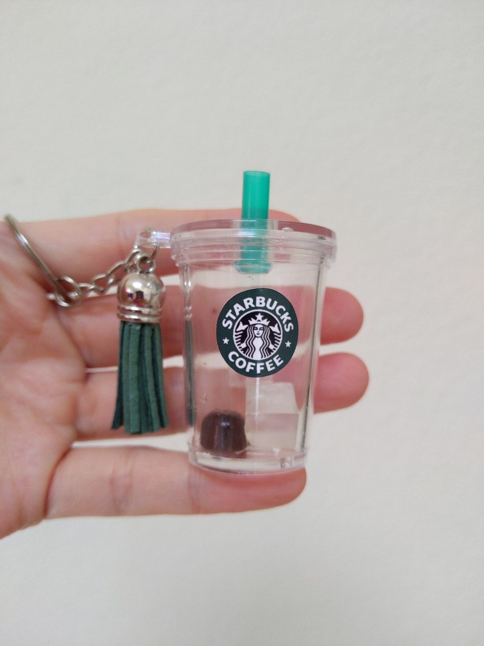 Starbucks Keychain Iced Coffee Shaker Keychain Mini Cup Etsy