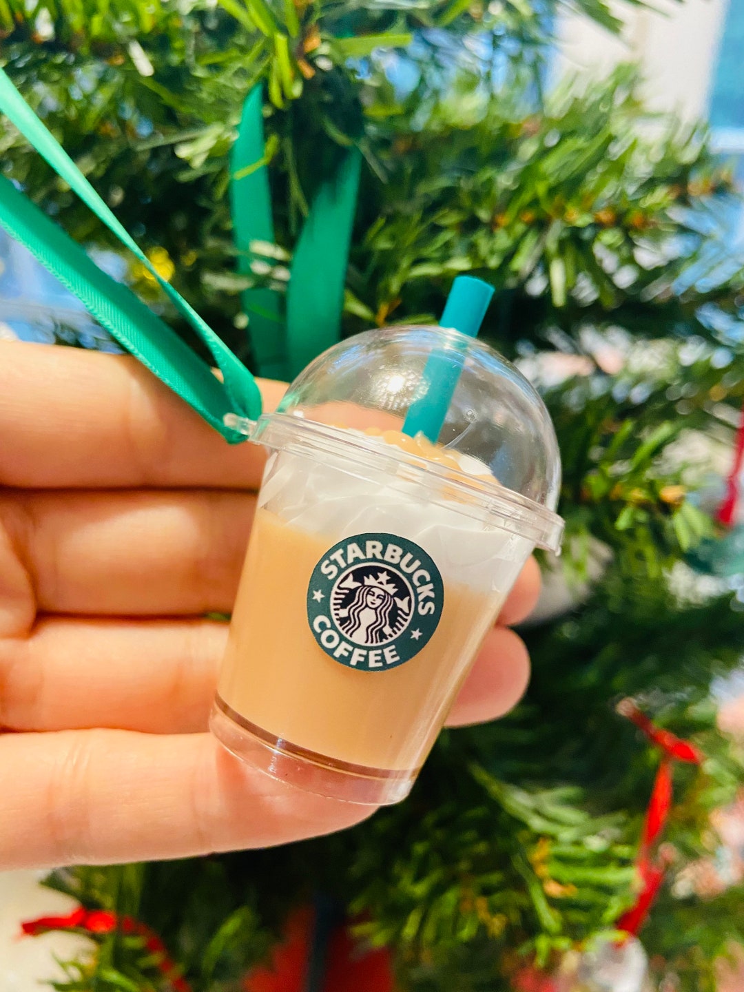 Personalized Starbucks Ornament/starbucks Frappuccino Ornament/coffee