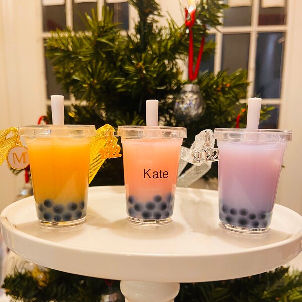 Boba Tea Ornament Etsy
