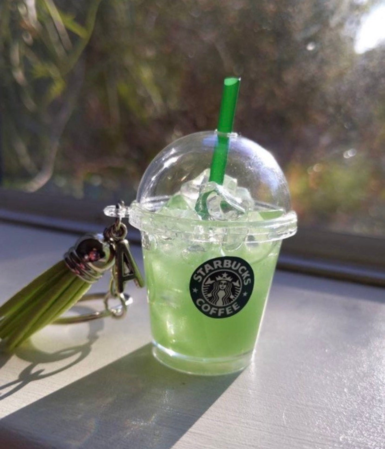Deluxe Starbucks Keychain 's Theme Personalized Name Etsy