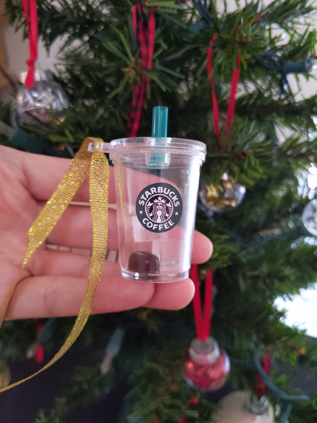 Christmas Gift Starbucks Ornament/deluxe Personalized Gift/ 