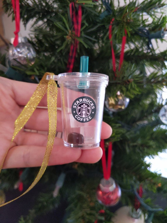 Starbucks Coffee Inspired Tumbler Ornament/iced Coffee Cup