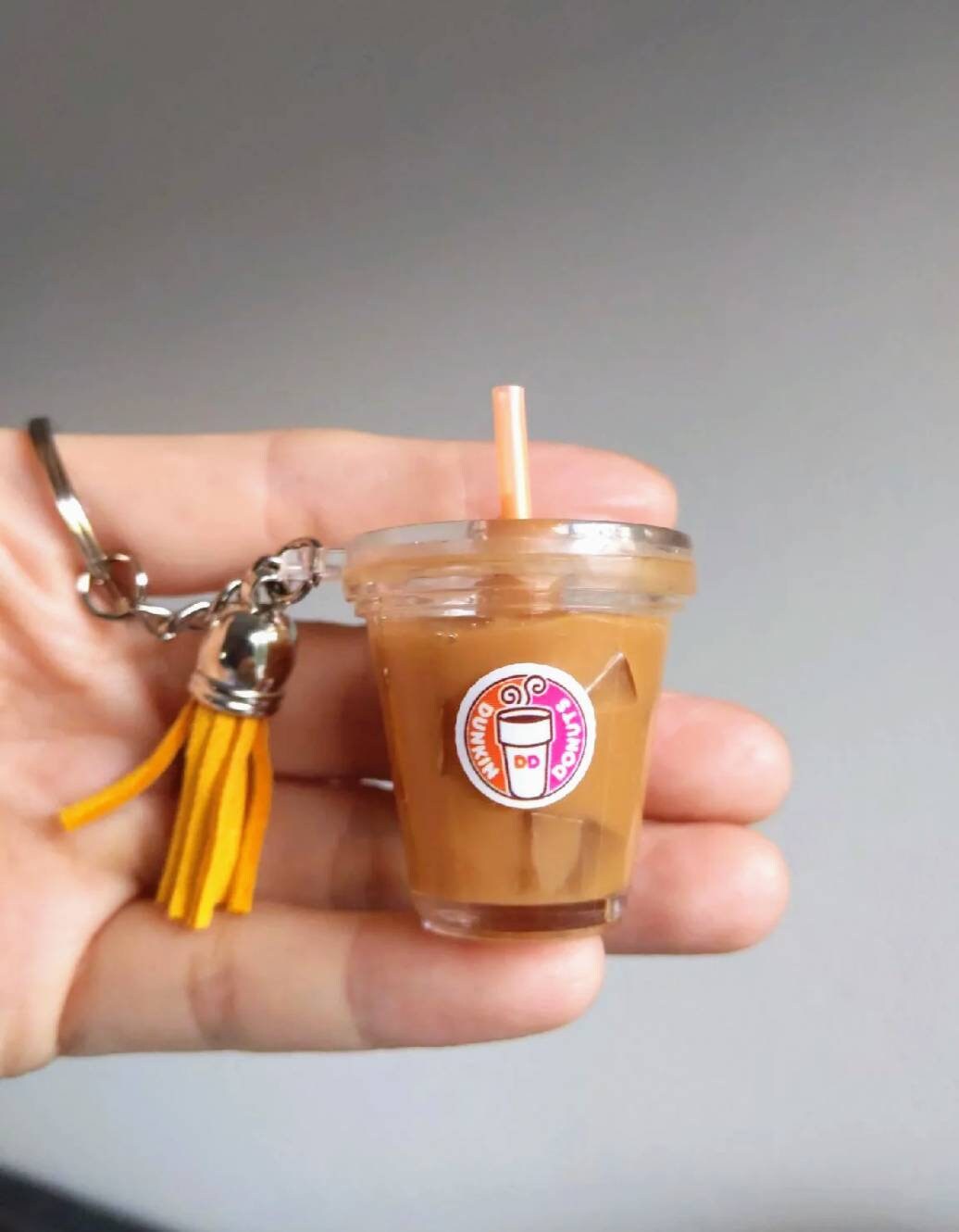 Dunkin' Donuts Iced Coffee Keychain Las niñas regalo de Etsy