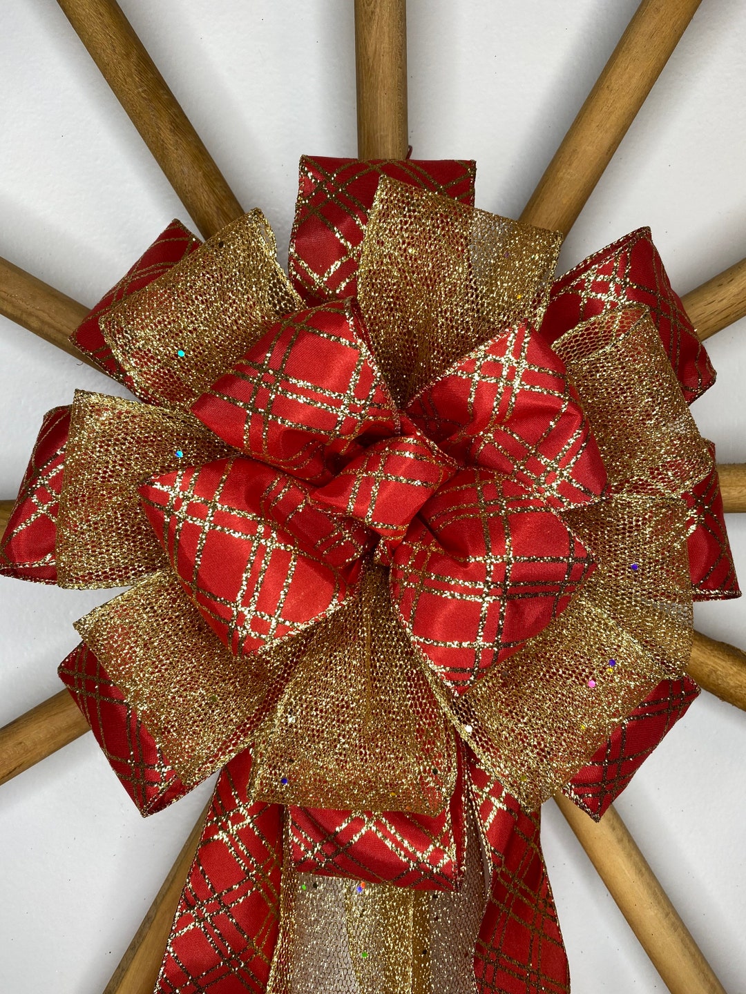 Follow the North Star Christmas Tree Bow/ Topper 12 Inch Etsy UK