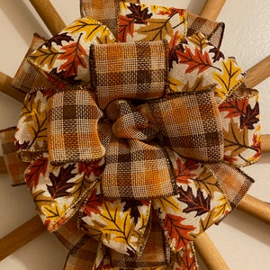 Campfire Weather Wreath/ Porch Bow (12 inch)