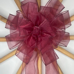 Classic Christmas Tree Bow/ Topper (12 inch)