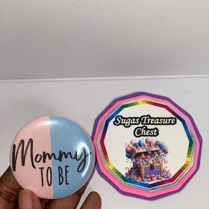 Gender Reveal Baby Shower Pin Buttons, Mommy to be, Daddy to be, Gender Reveal Pin Buttons