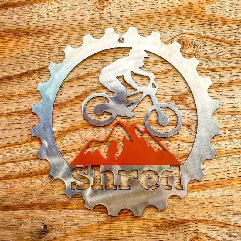 Personalized Metal Name Sign Mountain Bike - Etsy