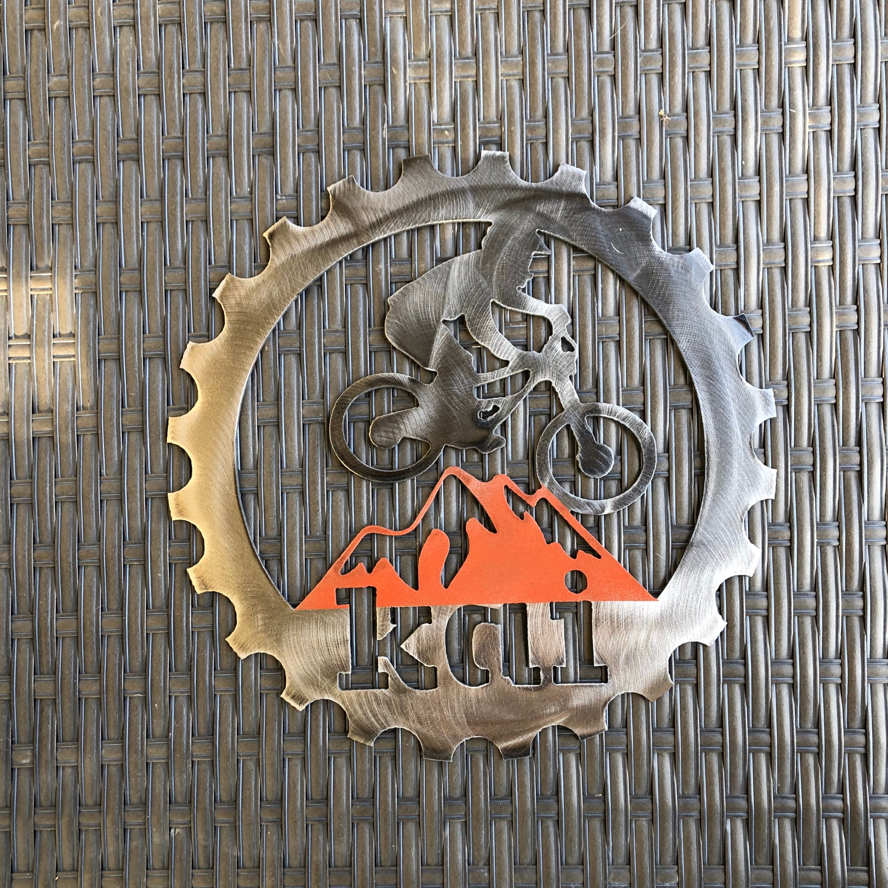 Personalized Metal Name Sign Mountain Bike - Etsy