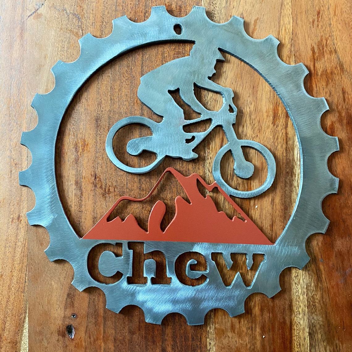 Personalized Metal Name Sign Mountain Bike - Etsy