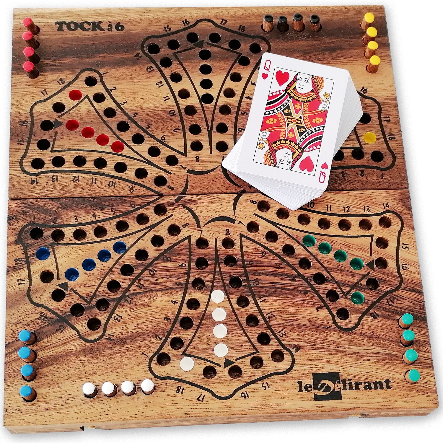 Tuck Board Game Layout Clipart
