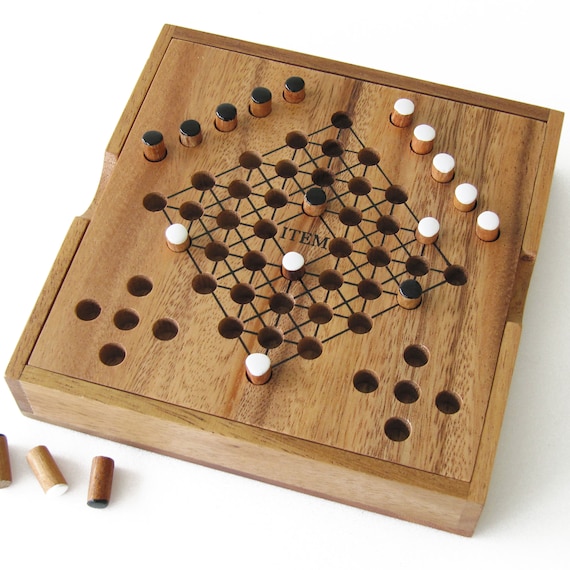 Buy ITEM® Strategy Board Game for 2 Players in Solid Wood With CE  Standards, Invented in Brittany, Quick Games, Travel Games Online in India  